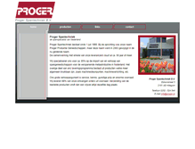 Tablet Screenshot of proger.nl